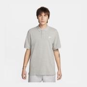 Nike Club Men's Short-Sleeve Polo DK GREY HEATHER/WHITE