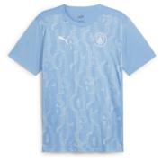 Manchester City Trænings T-Shirt Pre Match - Blå/Hvid