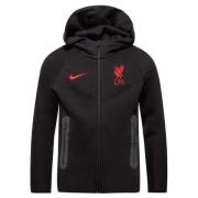 Liverpool Hættetrøje NSW Tech Fleece Windrunner - Sort/Rød Børn