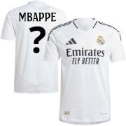 Real Madrid Hjemmebanetrøje 2024/25 Authentic Mbappé ? + Champions Lea...