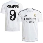 Real Madrid Hjemmebanetrøje 2024/25 Authentic Mbappé ? + Champions Lea...